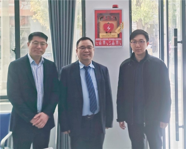 深圳市安保医疗科技股份有限公司AED捐赠仪式在安徽省单桥镇举行(图2)